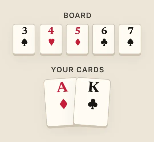 Playing the board, on the course's table