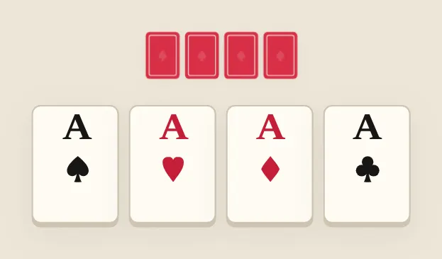 Deck, on the course's table