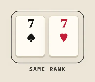 Pocket pair, on the course's table